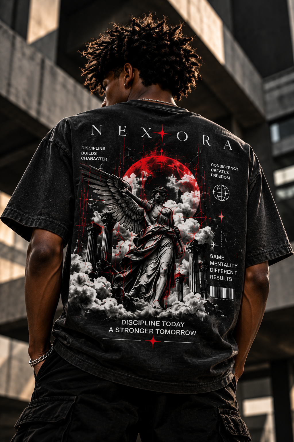 Discipline Graphic T-Shirt — Motivational Warrior Art Tee