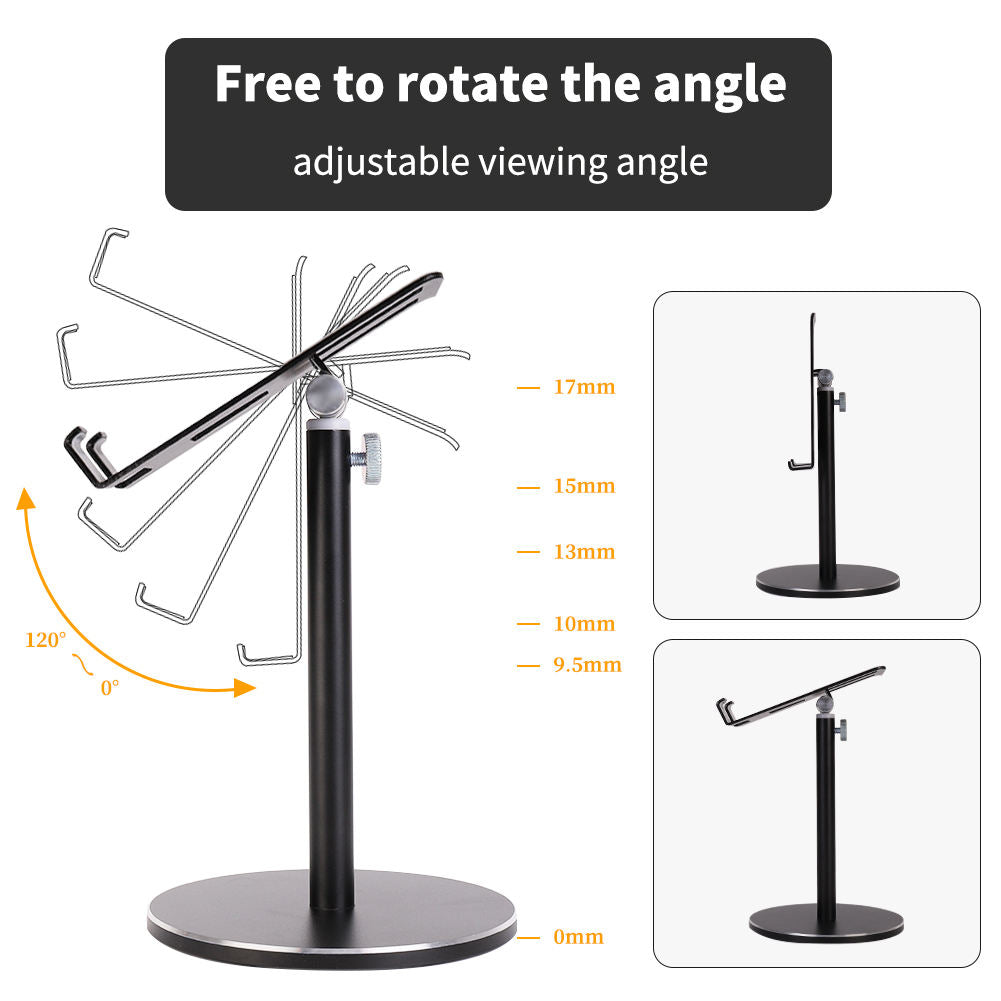 Height Angle Adjustable Desktop Tablet Stand Mobile Phone Holder Alumi ...