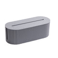 Cable management organizer box, an accessory for power strips and home - office power cables